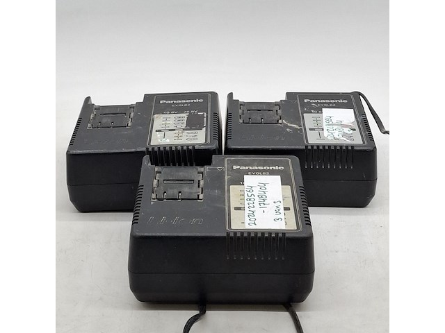 3x acculader, panasonic, ey0l82 - afbeelding 1 van  6