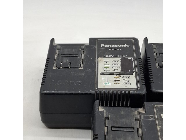 3x acculader, panasonic, ey0l82 - afbeelding 2 van  6