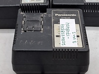 3x acculader, panasonic, ey0l82 - afbeelding 4 van  6