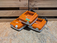 3x acculader, stihl, al 500 - afbeelding 1 van  5