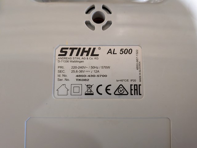 3x acculader, stihl, al 500 - afbeelding 5 van  5