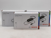 3x acculader t.b.v fietsaccu, bosch, compact charger 100-240v