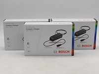 3x acculader t.b.v fietsaccu, bosch, compact charger 100-240v - afbeelding 1 van  5