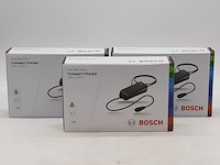 3x acculader t.b.v fietsaccu, bosch, compact charger 100-240v - afbeelding 1 van  5