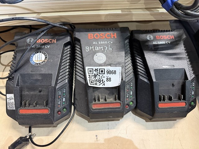 3x acculaders, bosch, al 1860 - afbeelding 1 van  1