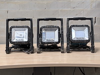 3x accu/netstroom bouwlamp, makita, dml805 - afbeelding 1 van  14