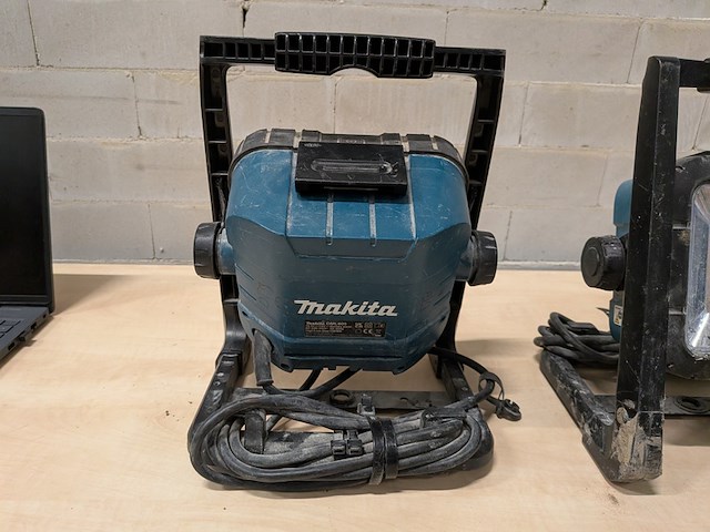 3x accu/netstroom bouwlamp, makita, dml805 - afbeelding 9 van  14