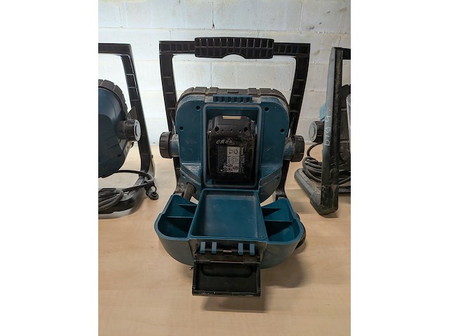 3x accu/netstroom bouwlamp, makita, dml805 - afbeelding 13 van  14