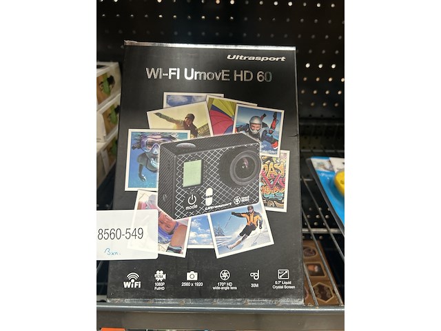 3x action camera hd60 ultrasport - afbeelding 1 van  3