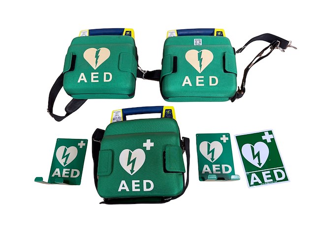 3x aed, cardiac science / aivia, powerheart aed g3 - afbeelding 1 van  5