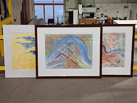 3x afbeelding in lijst o.a van veenendaal