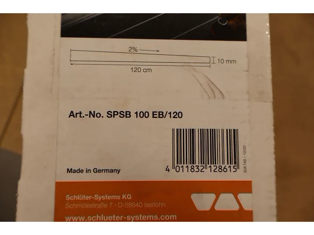 3x afschotprofiel schlüter, showerprofile-sps 101, rvs - afbeelding 4 van  4