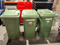 3x afval rolcontainers, otto, groen - afbeelding 2 van  5