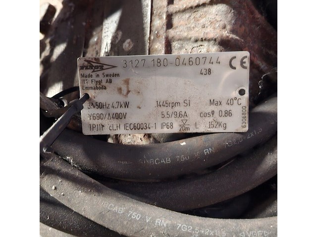 3x afvalwaterpomp, flygt - afbeelding 7 van  22