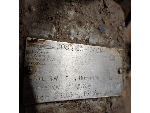 3x afvalwaterpomp, flygt - afbeelding 15 van  22