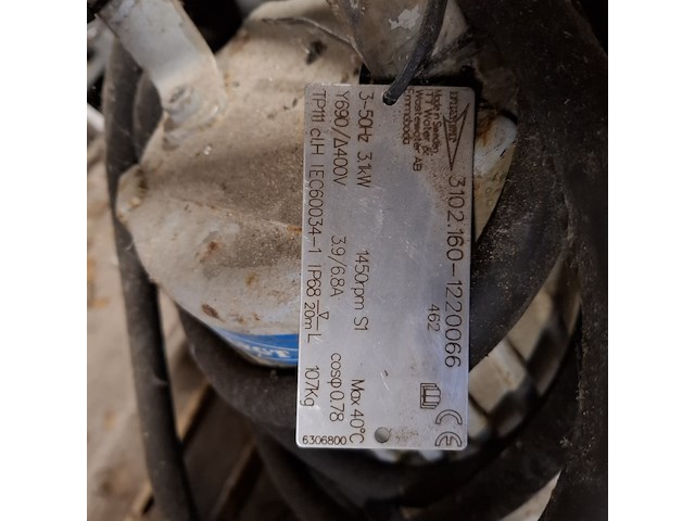 3x afvalwaterpomp, flygt - afbeelding 11 van  22