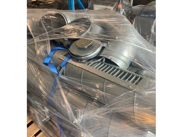 3x afzuigunit met pijpen -ventilator ventilatorshop, grijs, bouwjaar 2020 - afbeelding 2 van  4