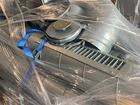 3x afzuigunit met pijpen -ventilator ventilatorshop, grijs, bouwjaar 2020 - afbeelding 2 van  4