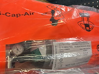 3x air masker met gevulde cilinder, msa, s-cap-air 15 - afbeelding 2 van  5