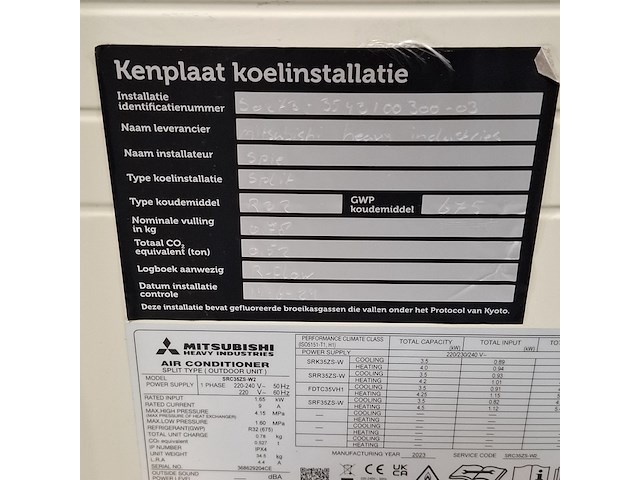 3x airconditioning, mitsubishi - afbeelding 9 van  13