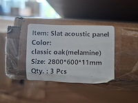 3x akoestisch wandpaneel 280x60, 2026 - afbeelding 4 van  4