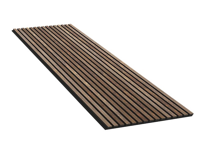 3x akoestische wandpaneel 280x60, walnut - afbeelding 1 van  4