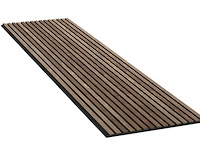 3x akoestische wandpaneel 280x60, walnut - afbeelding 1 van  4