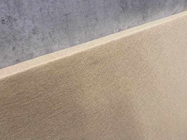 3x akoestische wandpaneel beige 125x125 - afbeelding 2 van  8
