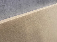 3x akoestische wandpaneel beige 125x125 - afbeelding 2 van  8