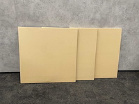 3x akoestische wandpaneel beige 125x125 - afbeelding 5 van  8