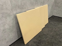 3x akoestische wandpaneel beige 125x125 - afbeelding 3 van  8
