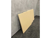3x akoestische wandpaneel beige 125x125 - afbeelding 6 van  8