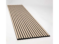 3x akoestische wandpanelen, karo, natural oak - afbeelding 2 van  2