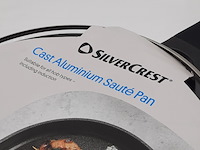 3x aluminium pan, silvercrest, cast aluminium saute pan - afbeelding 4 van  7