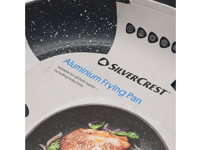 3x aluminium pan, silvercrest, frying pan - afbeelding 4 van  6