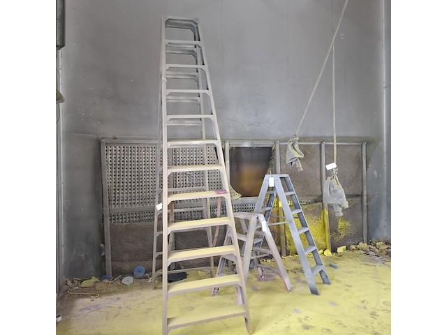 3x aluminium werktrap - afbeelding 2 van  5