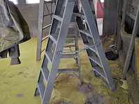 3x aluminium werktrap - afbeelding 4 van  5