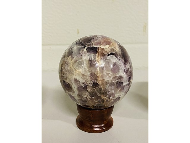 3x amethist chevron bollen - afbeelding 3 van  5