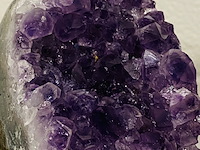 3x amethist druse staand/liggend, paars - afbeelding 5 van  5