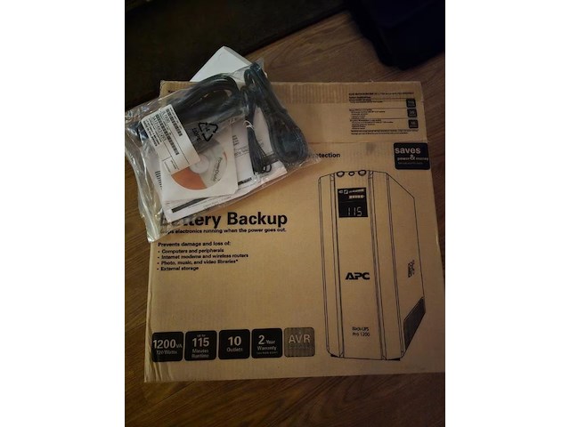 3x apc back-ups pro 1200 – nieuw in doos met nieuwe accu’s - afbeelding 2 van  6