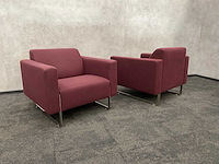 3x artifort mare - design fauteuil - paars - afbeelding 2 van  16