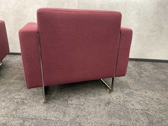 3x artifort mare - design fauteuil - paars - afbeelding 4 van  16