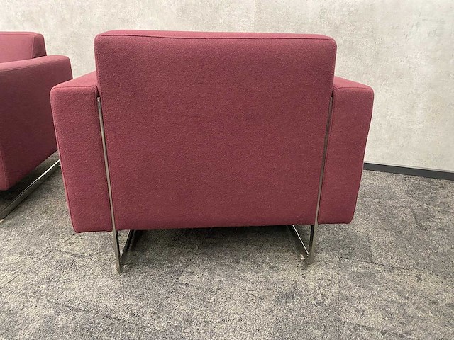 3x artifort mare - design fauteuil - paars - afbeelding 5 van  16