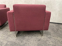 3x artifort mare - design fauteuil - paars - afbeelding 5 van  16