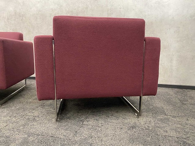 3x artifort mare - design fauteuil - paars - afbeelding 6 van  16