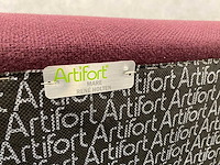 3x artifort mare - design fauteuil - paars - afbeelding 11 van  16