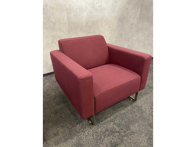 3x artifort mare - design fauteuil - paars - afbeelding 15 van  16