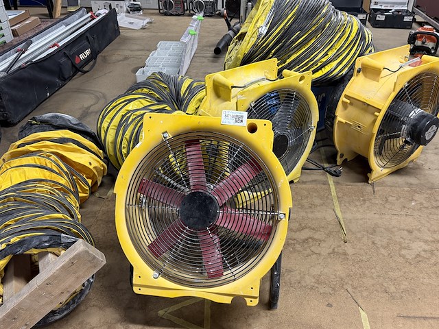 3x axiaal ventilator en diverse slangen trotec - afbeelding 1 van  9
