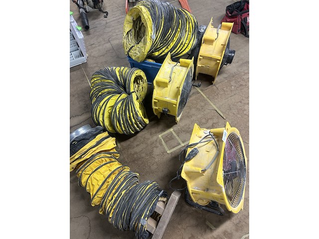 3x axiaal ventilator en diverse slangen trotec - afbeelding 2 van  9