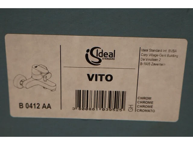 3x bad- douchemengkraan ideal standard, vito b0412aa, chroom - afbeelding 2 van  5
